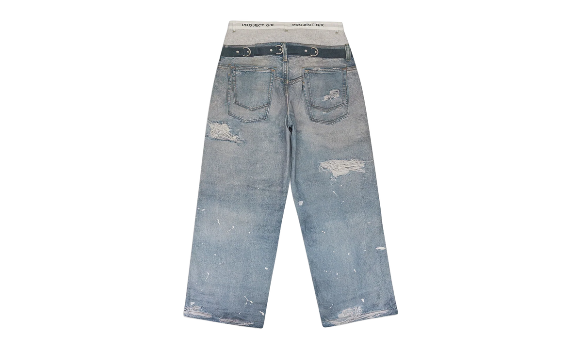 Trompe-Loeil Denim Jeans "Blue" PGR XJNS 0002