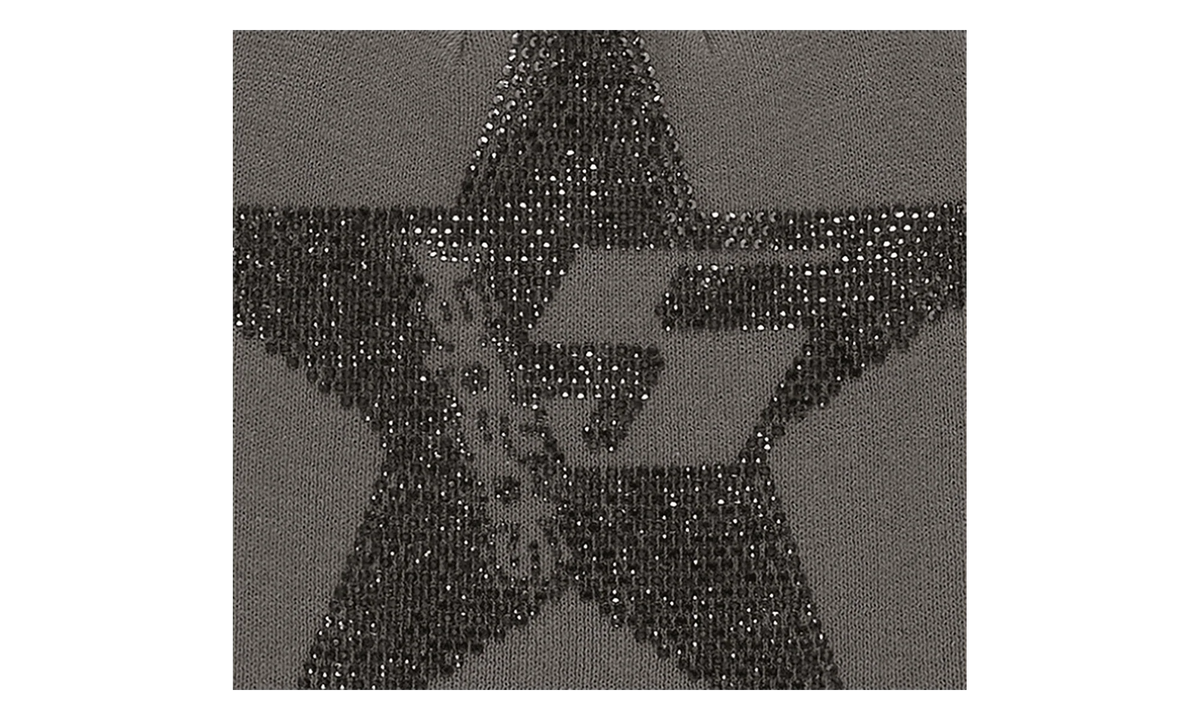 Star Rhinestone Skully "Slate Grey" SP5der313