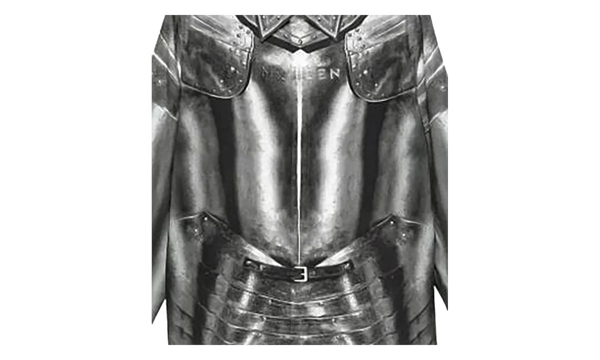 Armor Print Shirt "Steel" 839309QOABO1278