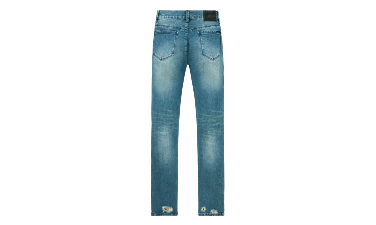 Bryant Skinny Jeans "Blue Distressed Snake" MSPTD900 B1205BLDSS