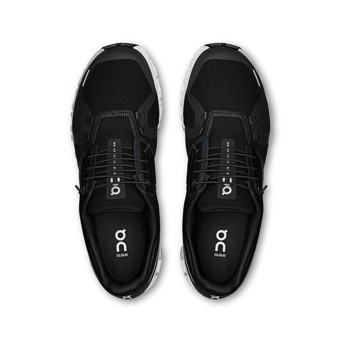 Men's Cloud 6 Wide in Black/White