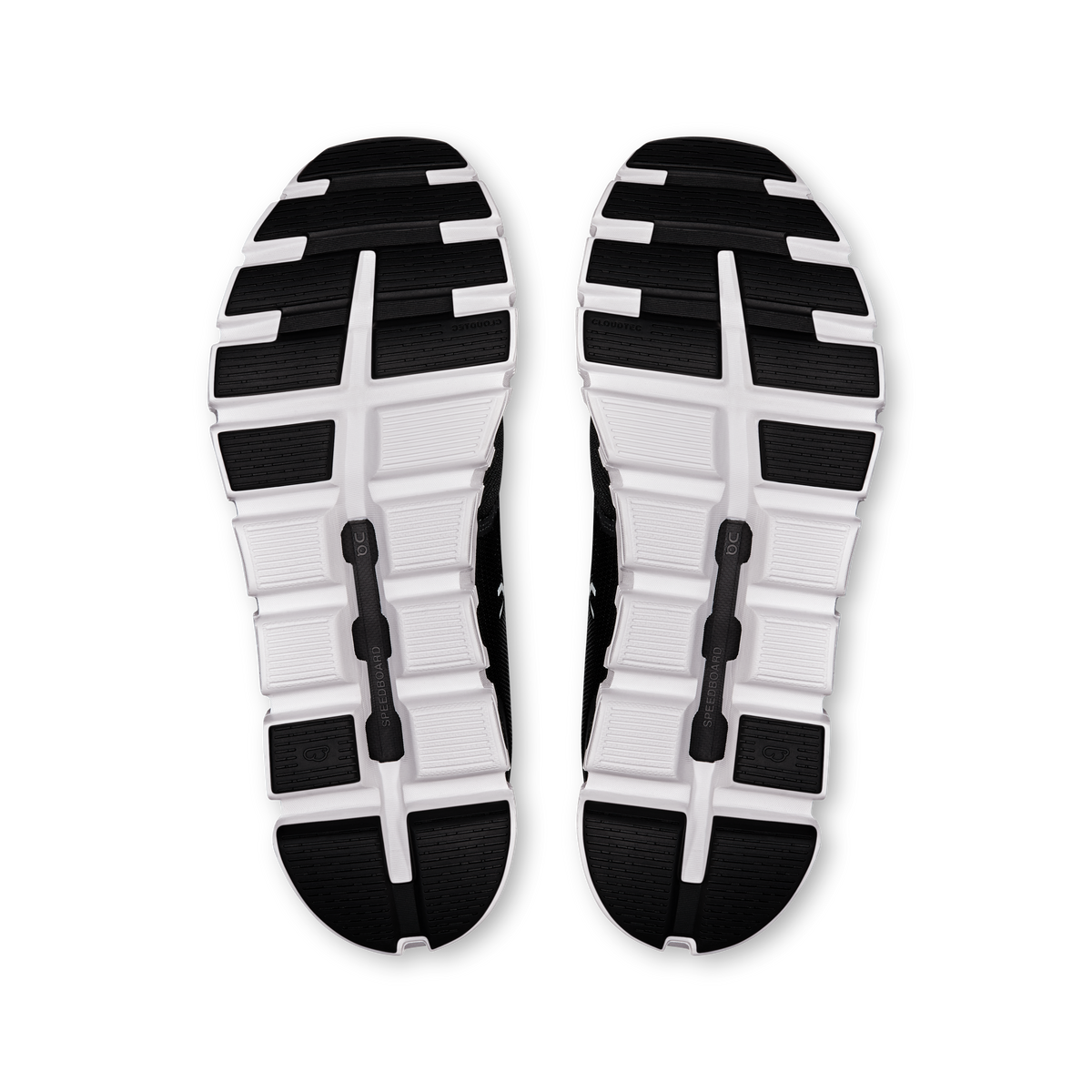 Men's Cloud 6 Wide in Black/White