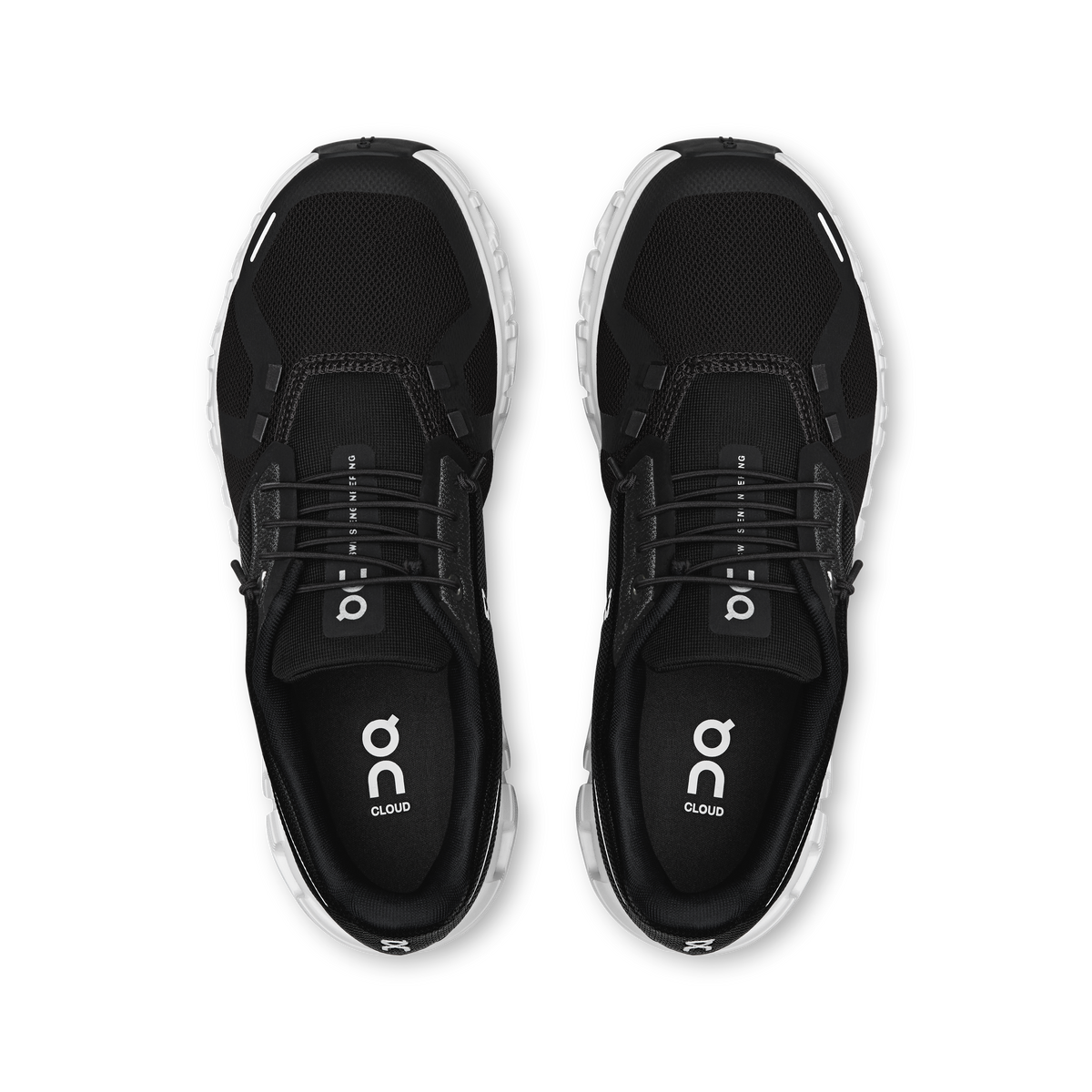 Women's Cloud 6 Wide in Black/White
