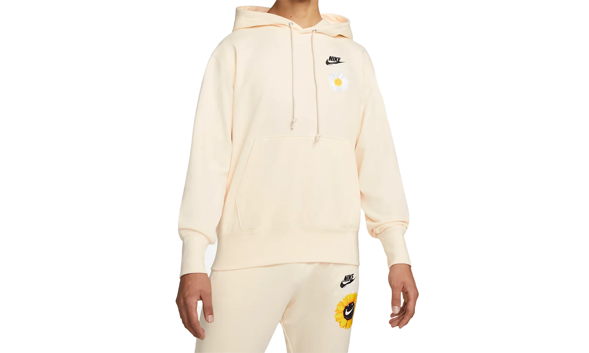 Sportswear French Terry Pullover Hoodie "Sunflower - Coconut Milk / Black" DM4994 113