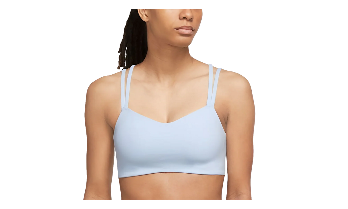Zenvy Strappy Light-Support Padded Sports Bra WMNS "Blue Tint / White" DO6608 423