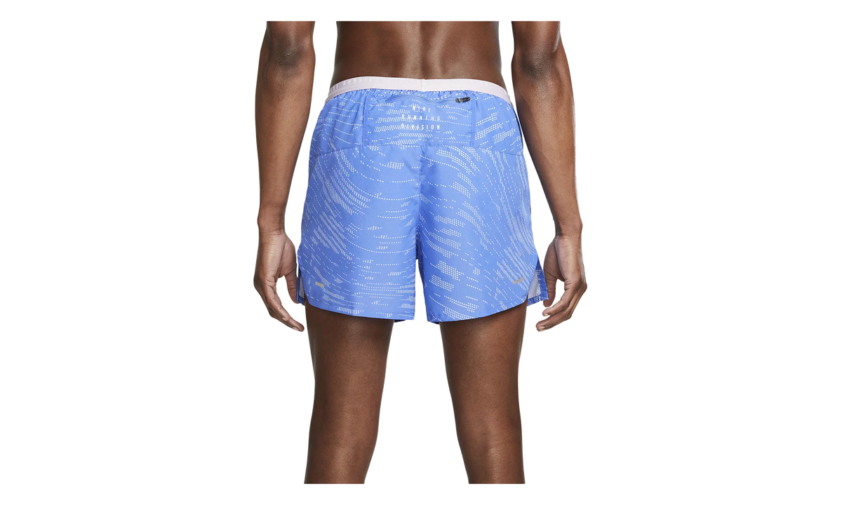 Run Division Stride 5" Shorts "Medium Blue / Reflective Silver" DM4767 432