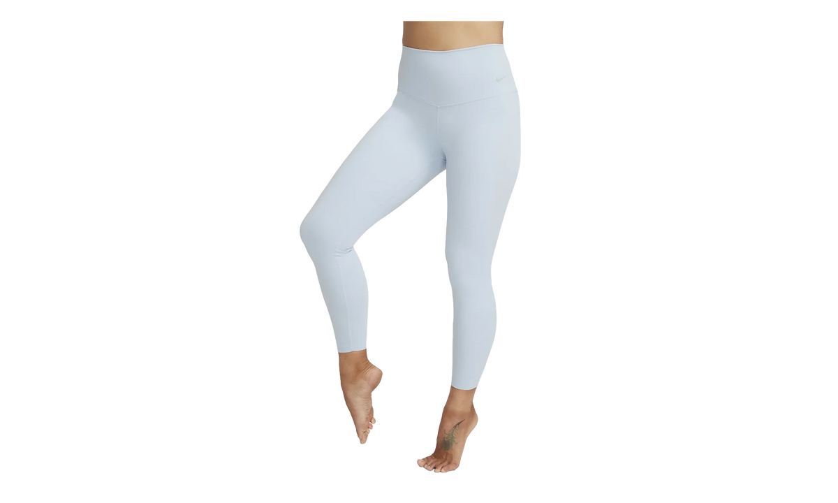 Zenvy High-Waisted 7/8 Leggings WMNS "Light Armoury Blue / Black" DQ6015 441