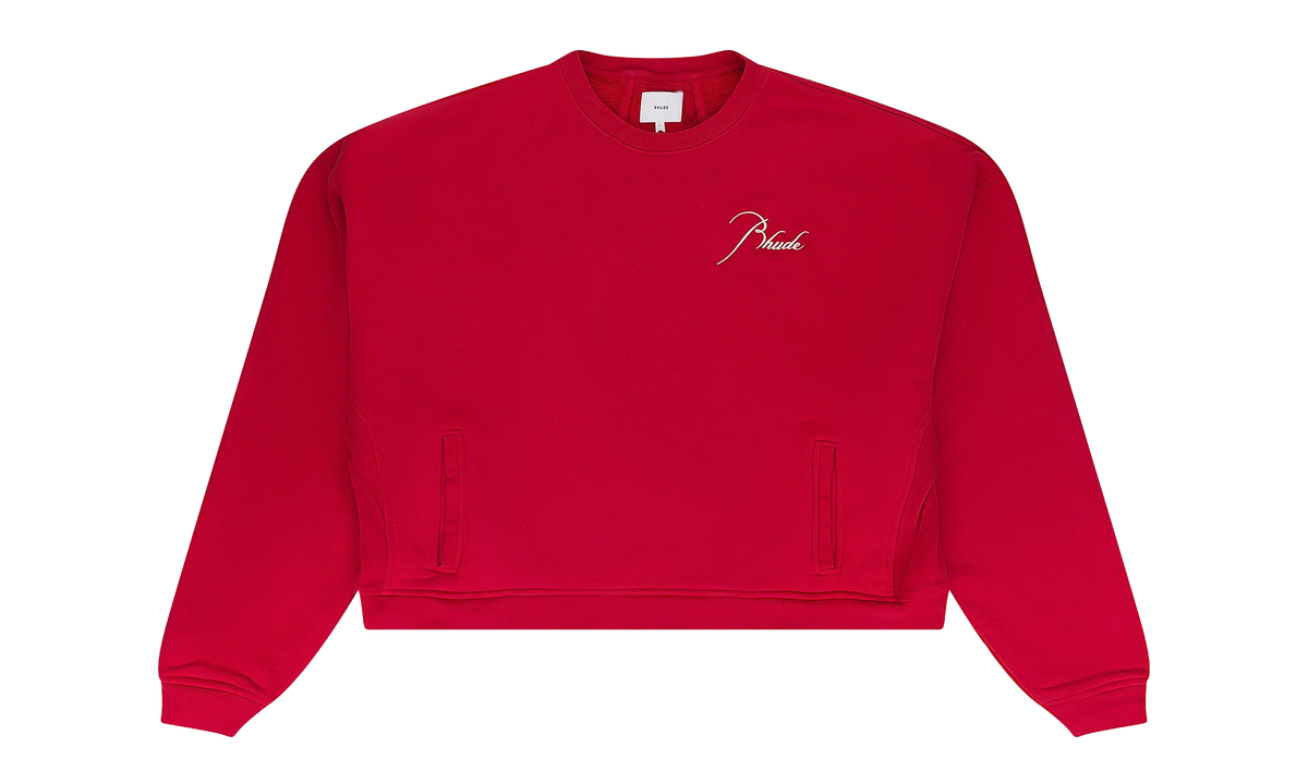 SCRIPT LOGO CREWNECK "Red" RHD-MHDS-0026