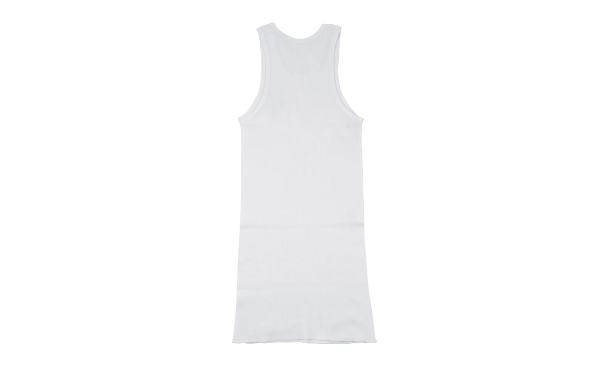 Art Basel Pink Crystal Cross Tank Top "White" CHRM0674