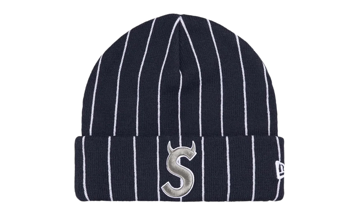 New Era Devil S Logo Beanie "SS26 - Stripe Navy" SU27488