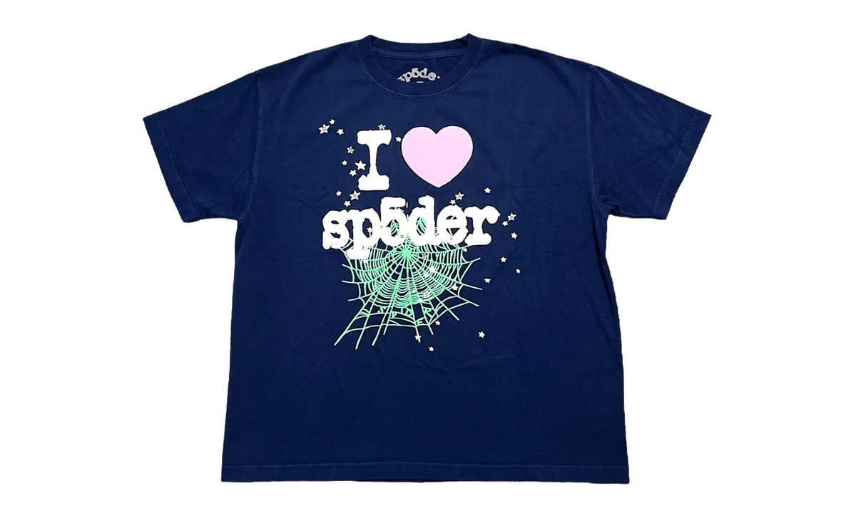 Souvenir Web Logo Short Sleeve Tee "Navy Blue" SP5der324