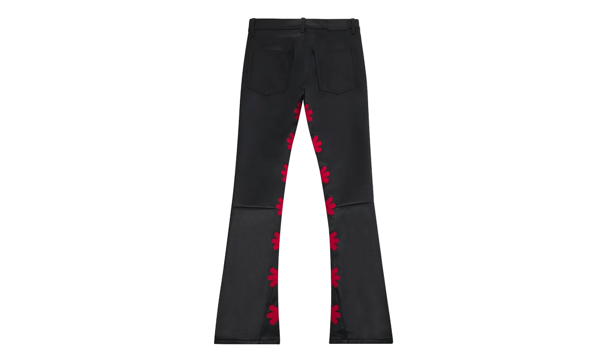 Leather Pant "Red / Black" LSLPBR