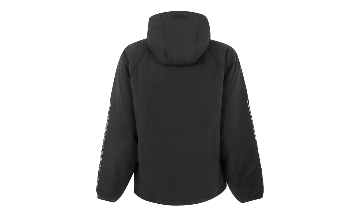 Nylon Half Zip Anorak "Vintage Black" 202HO258241F