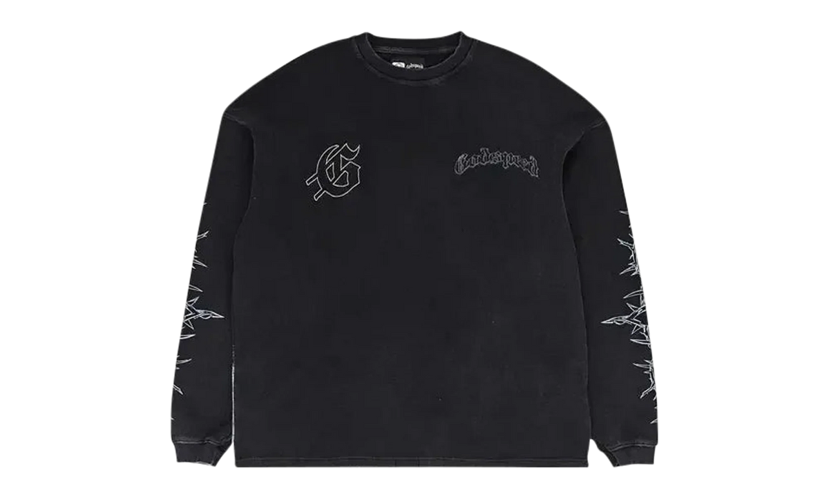 Once Upon A Time Thermal Long-Sleeve T-Shirt "Black Wash" 57T5Z64E