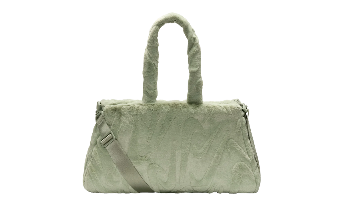 Sportswear Faux Fur Tote (10L) "Jade Horizon / Jade Horizon / Metallic Silver" FZ1323 370