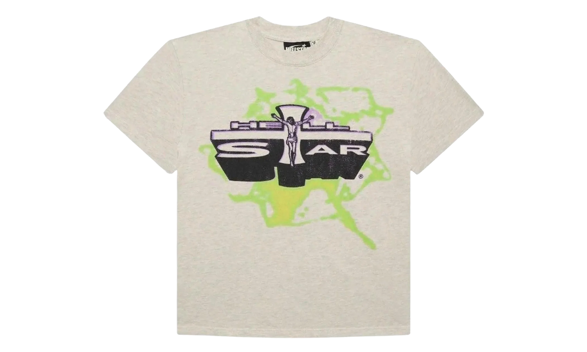 Jesus Emblem T-Shirt "Grey / Green / Purple" HSR218