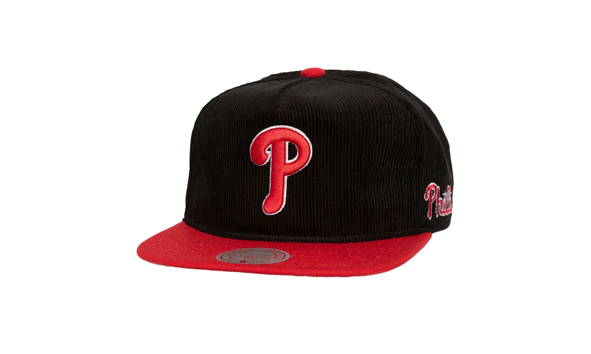 MLB Double Cord Deadstock Snapback Cap "Philadelphia Phillies - Black" HM10166 PPHBLCK