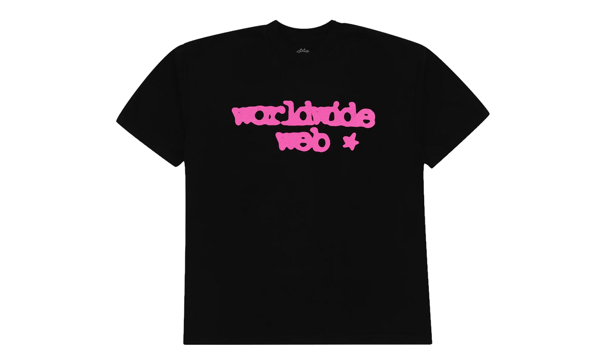 Web Logo Short Sleeve T-Shirt "Black Pink" SP5der339