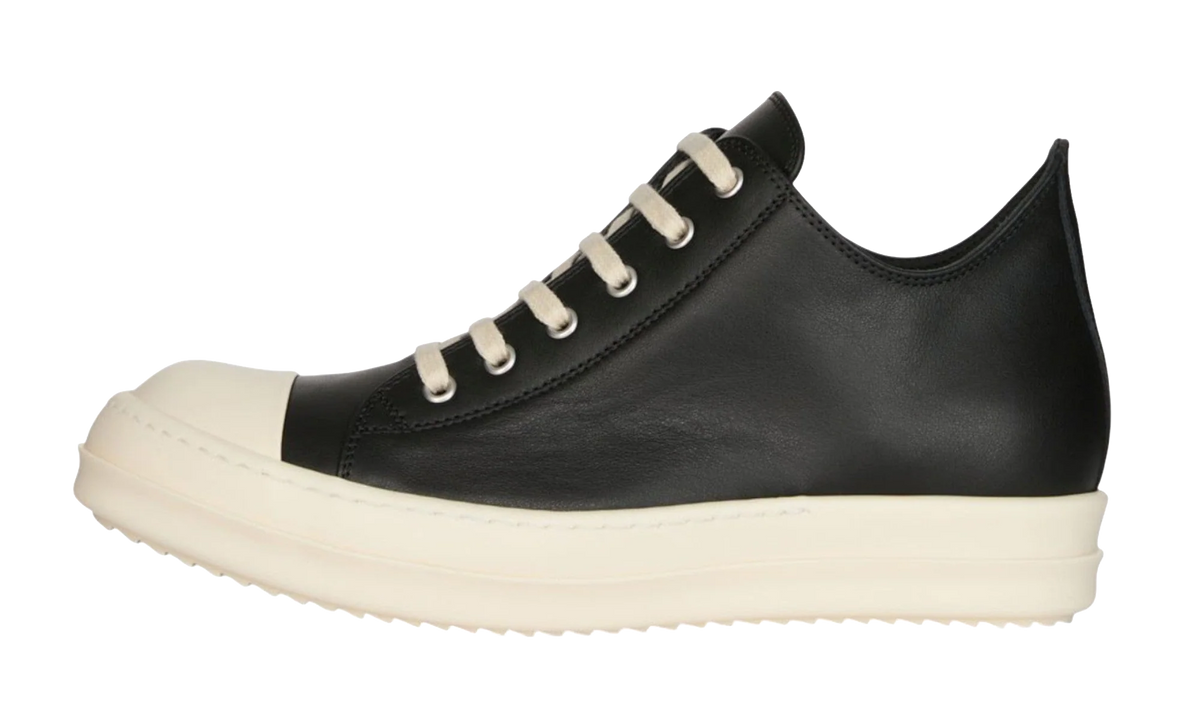 Temple Ramones Sneaker Low Leather "Black Milk" RU01F2891 LCO 911
