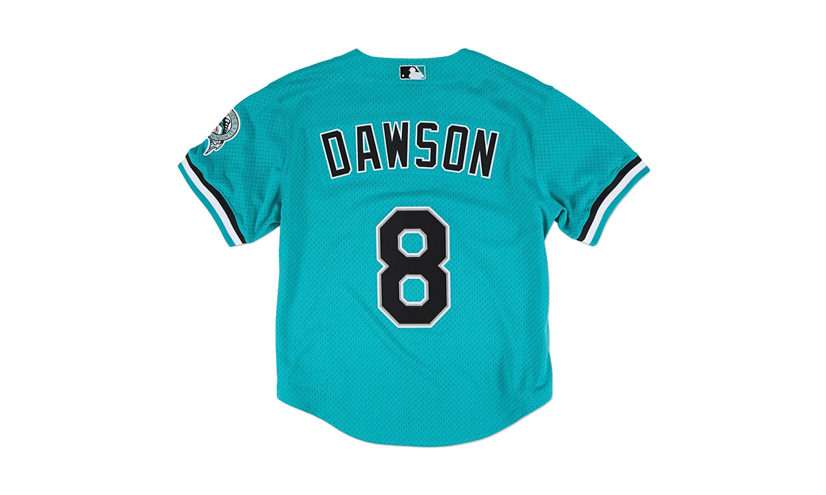 MLB Andre Dawson Authentic Batting Practice Jersey "1995 Miami Marlins - Teal" ABBFGS18311 FMATEAL95ADA