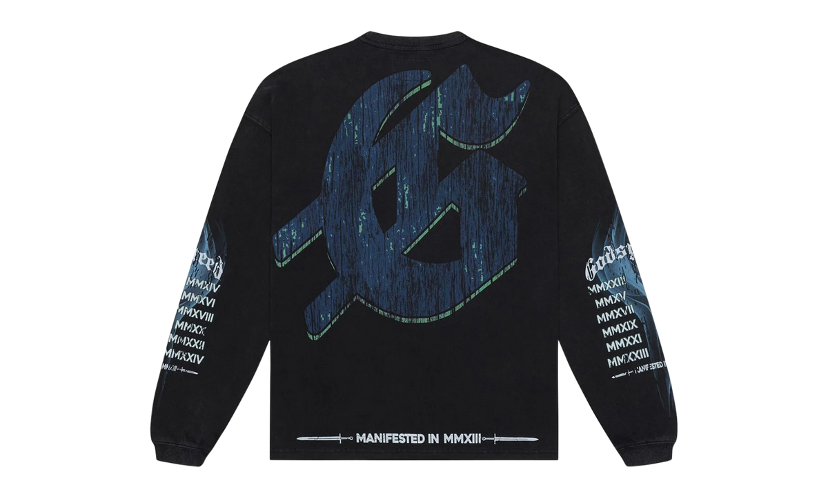 F.T.D LS T-Shirt "Black Wash" E52OKKKV