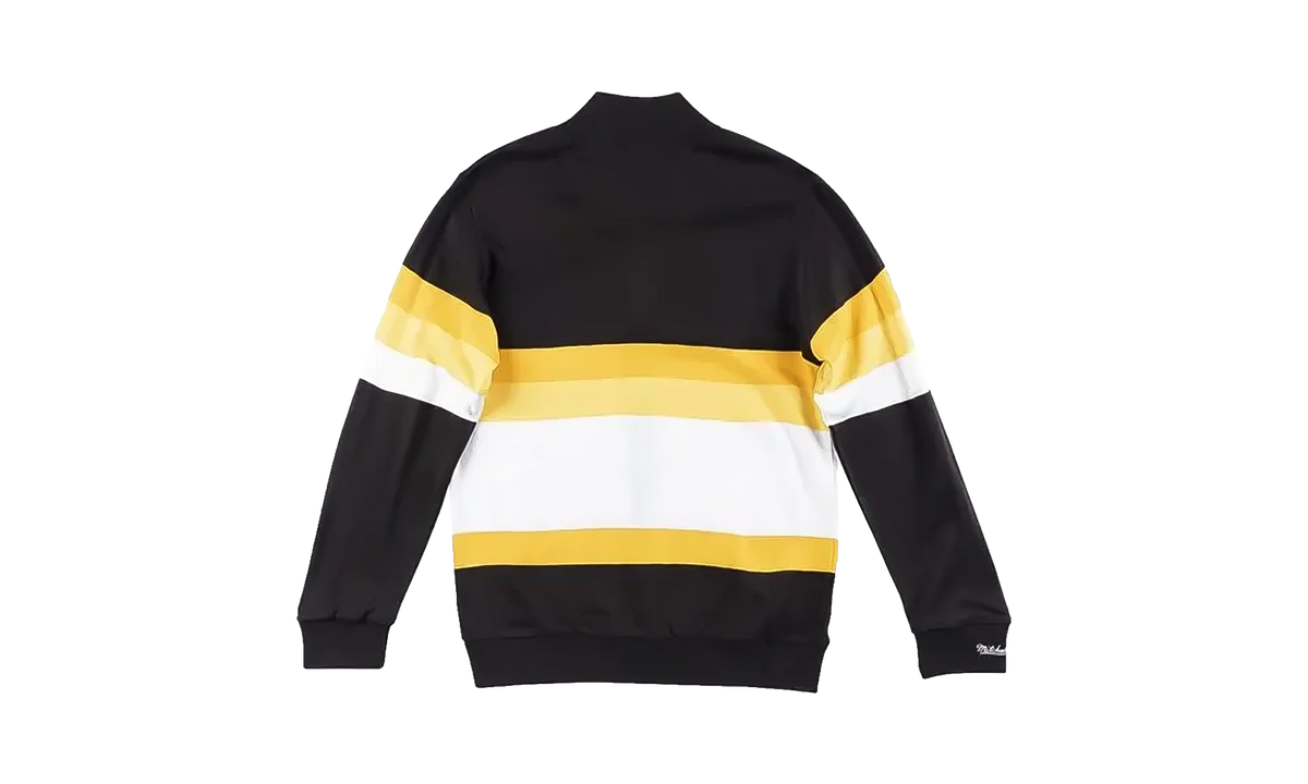 NFL Front Stripe Full Zip Sweater "Pittsburgh Steelers - Black" SWTRAJ18024 PSTBLCK