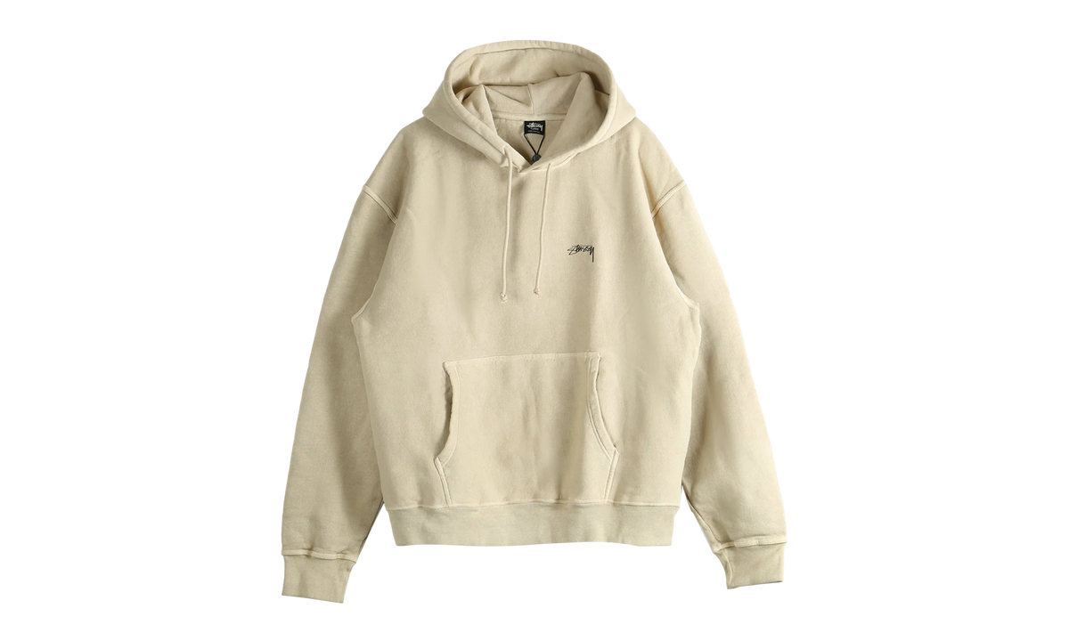 Smooth Stock Pig. Dyed Hoodie "KHAKI" 1925021 KHAK
