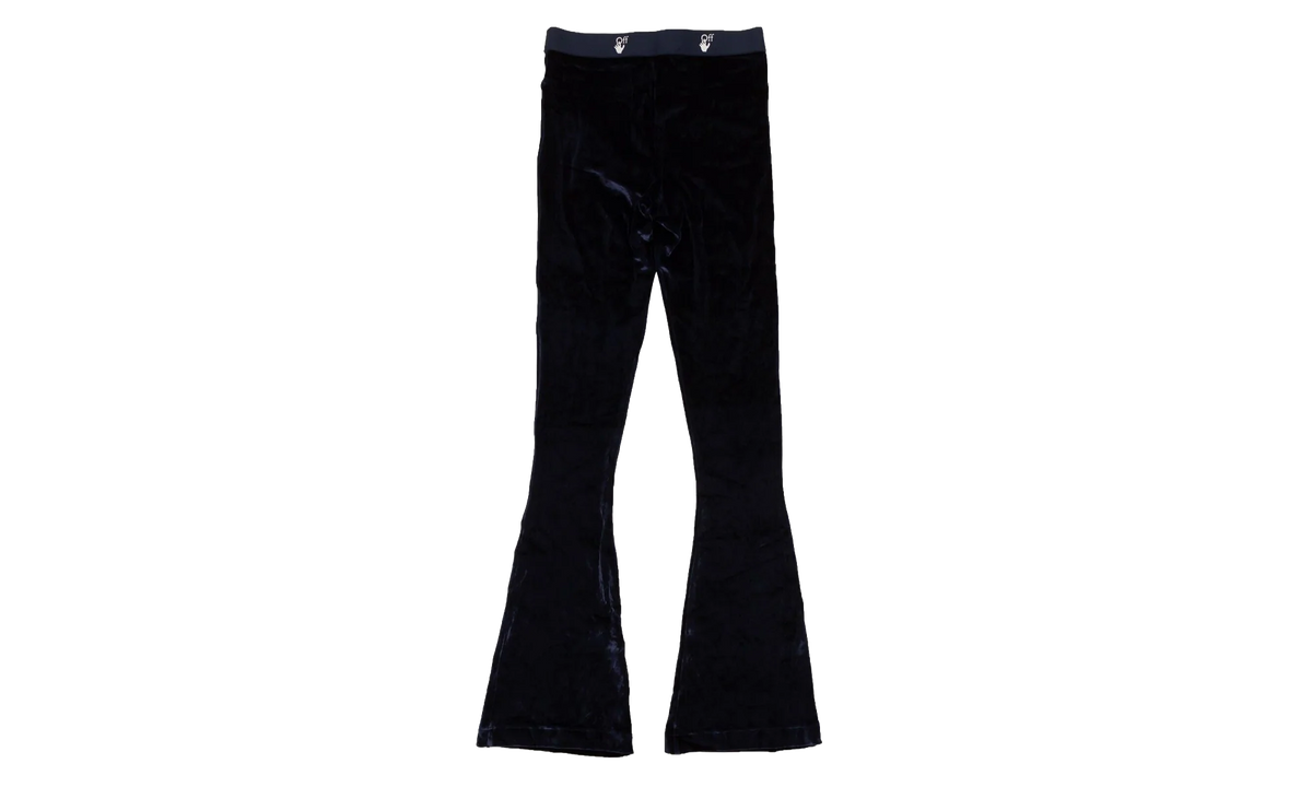 Velour Flared Leggings "Blue" 95 OFW 1801