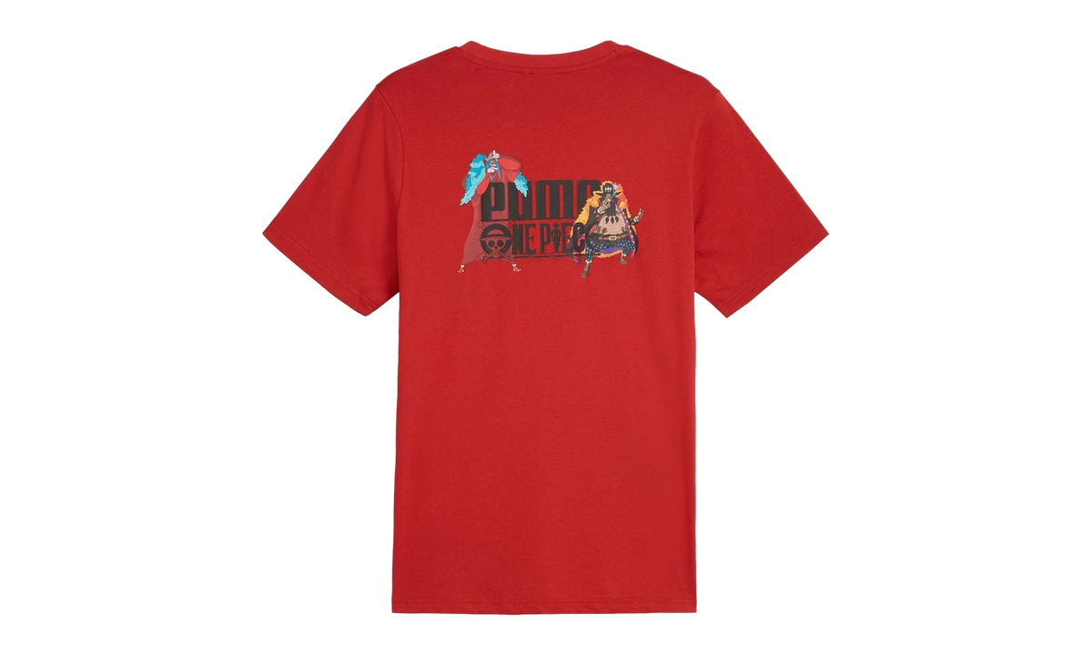 ONE PIECE GRAPHIC TEE "Club Red" 624665 24