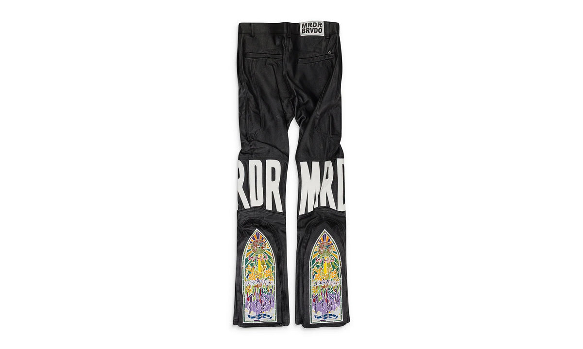 MRDR LEATHER PANTS "BLACK" 11200740002AW23