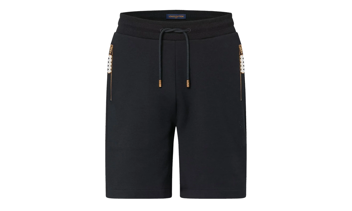 Icons Embroidered Sweatshorts "Black" 1AGJQY