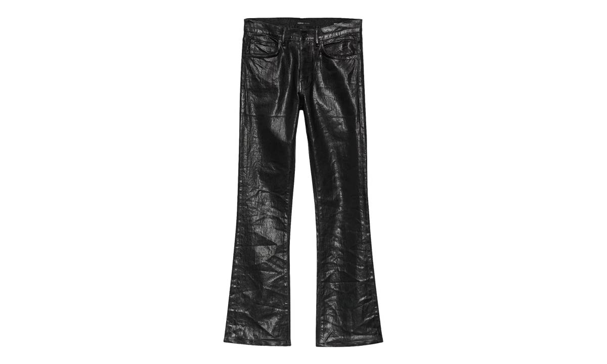 Coated Flare Jeans "Black" P004 CFDB324