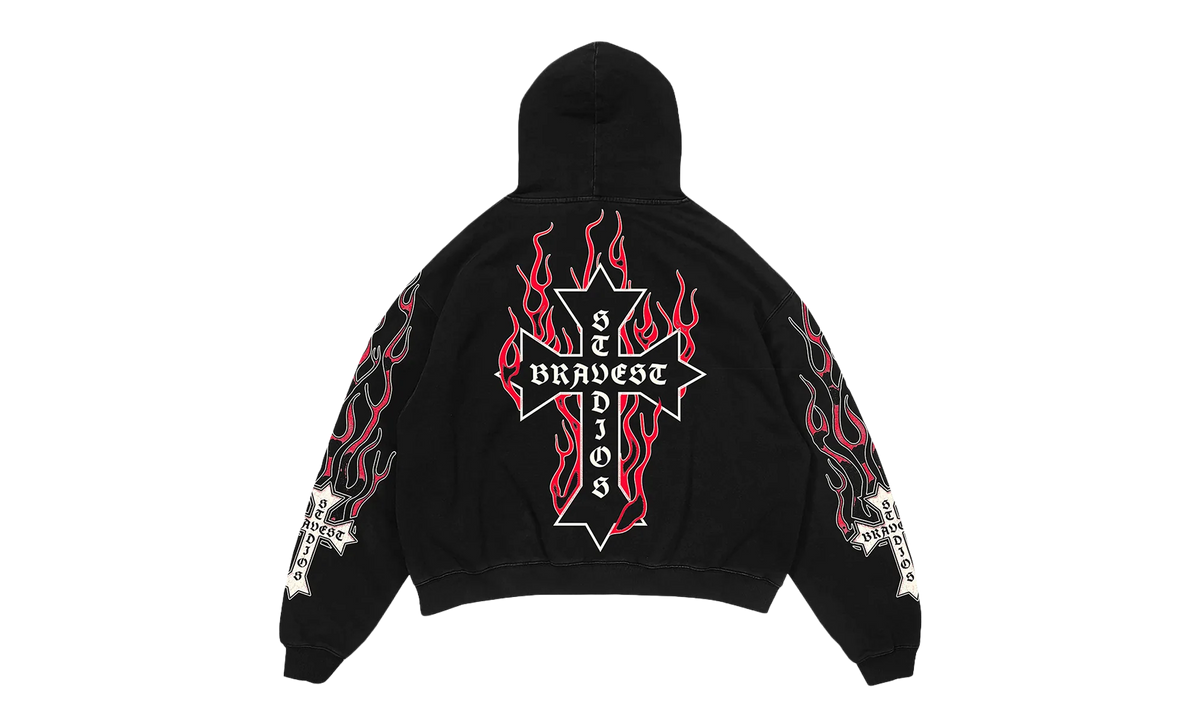 Flames Sweatsuit "Red" BS114