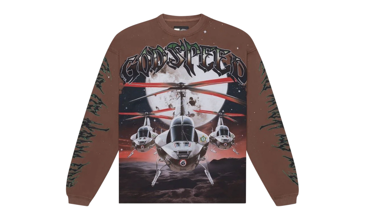 Men's Air Strike LS T-shirt "Mocha" HFM408HS