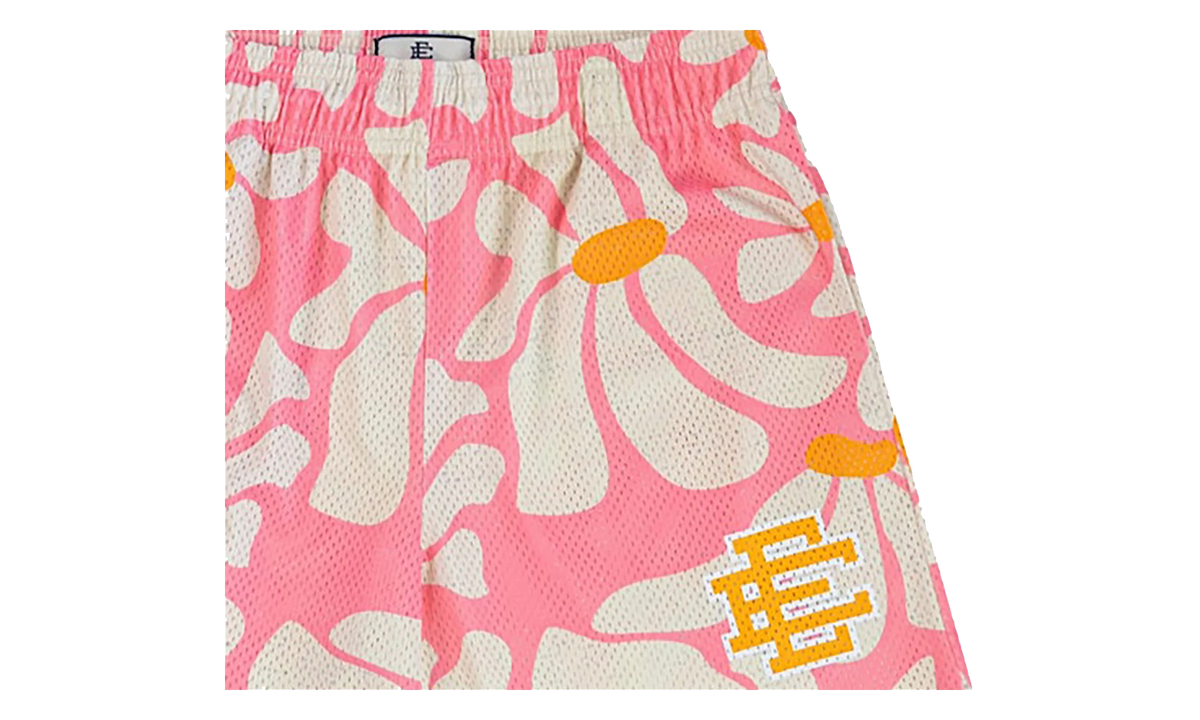EE BASIC SHORT "SS24 - Pink Daisies/Yellow" EE783