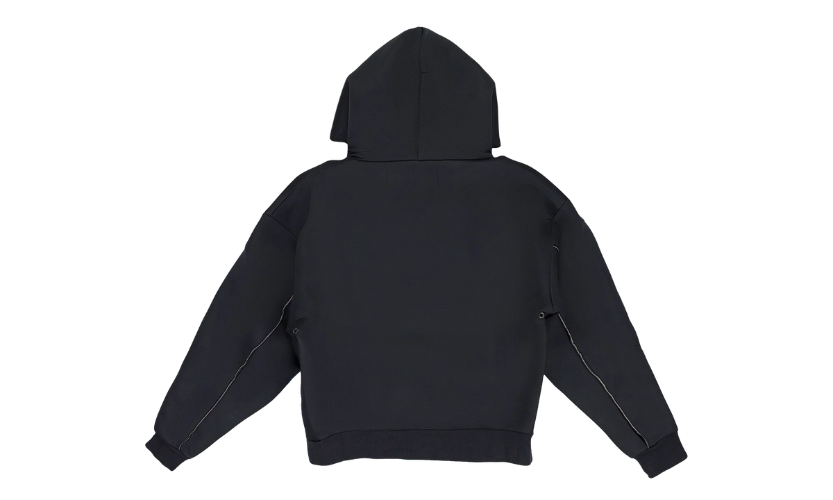 LONG DRAWSTRING HOODIE "Black" OFW MHDS 0001