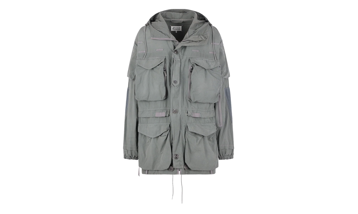 Cargo Pockets Ripstop Coat "Sage" S50AM0653M35685809