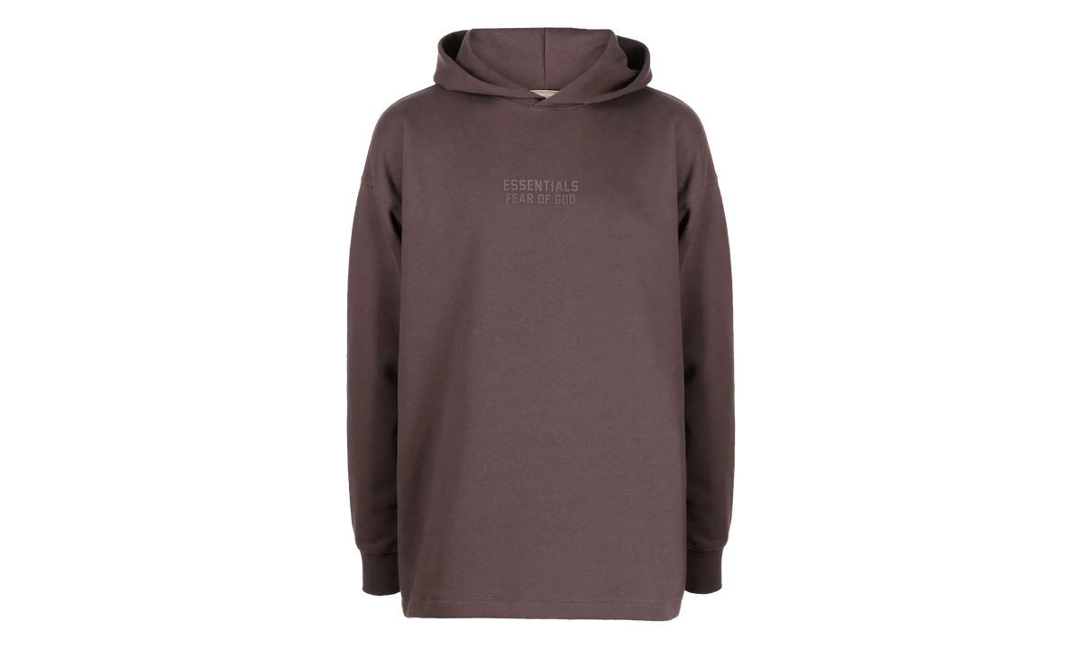 Relaxed Hooded Sweatshirt "Plum" 192BT222095F