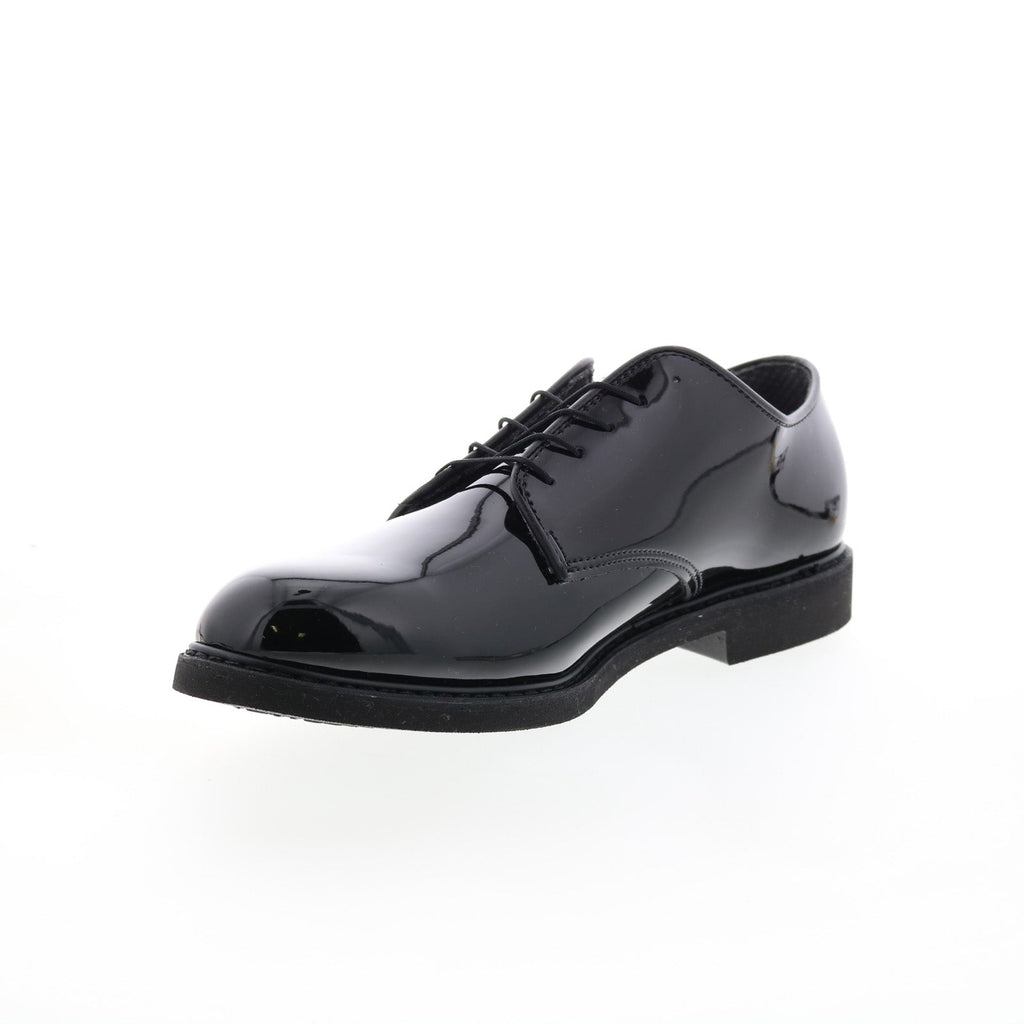 Altama O2 High Gloss Oxford Tuxedo Mens Black Wide Oxfords Plain Toe Shoes