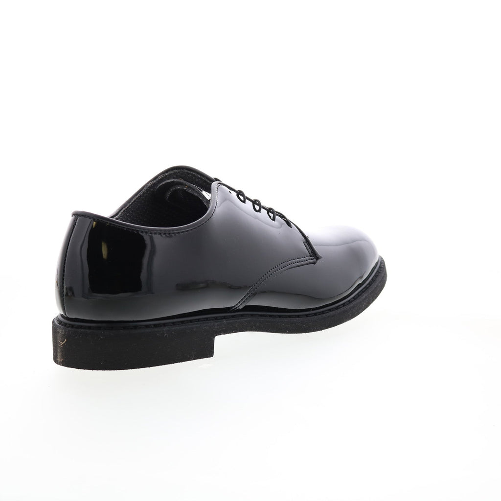 Altama O2 High Gloss Oxford Tuxedo Mens Black Wide Oxfords Plain Toe Shoes