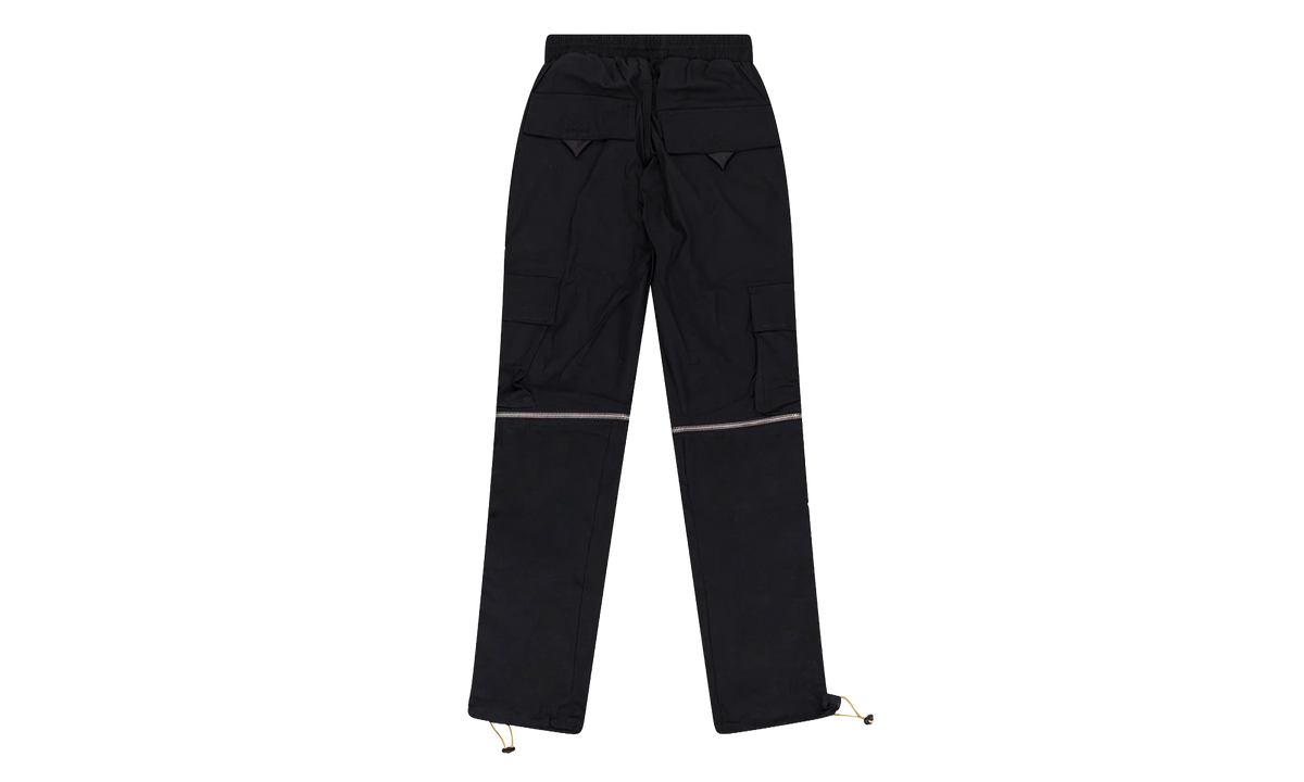 Knee Zip Cargo Pants "Black" BKZ001