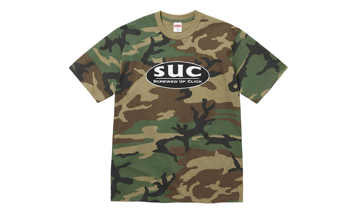 DJ Screw SUC Tee "SS26 - Woodland Camo" SU27361