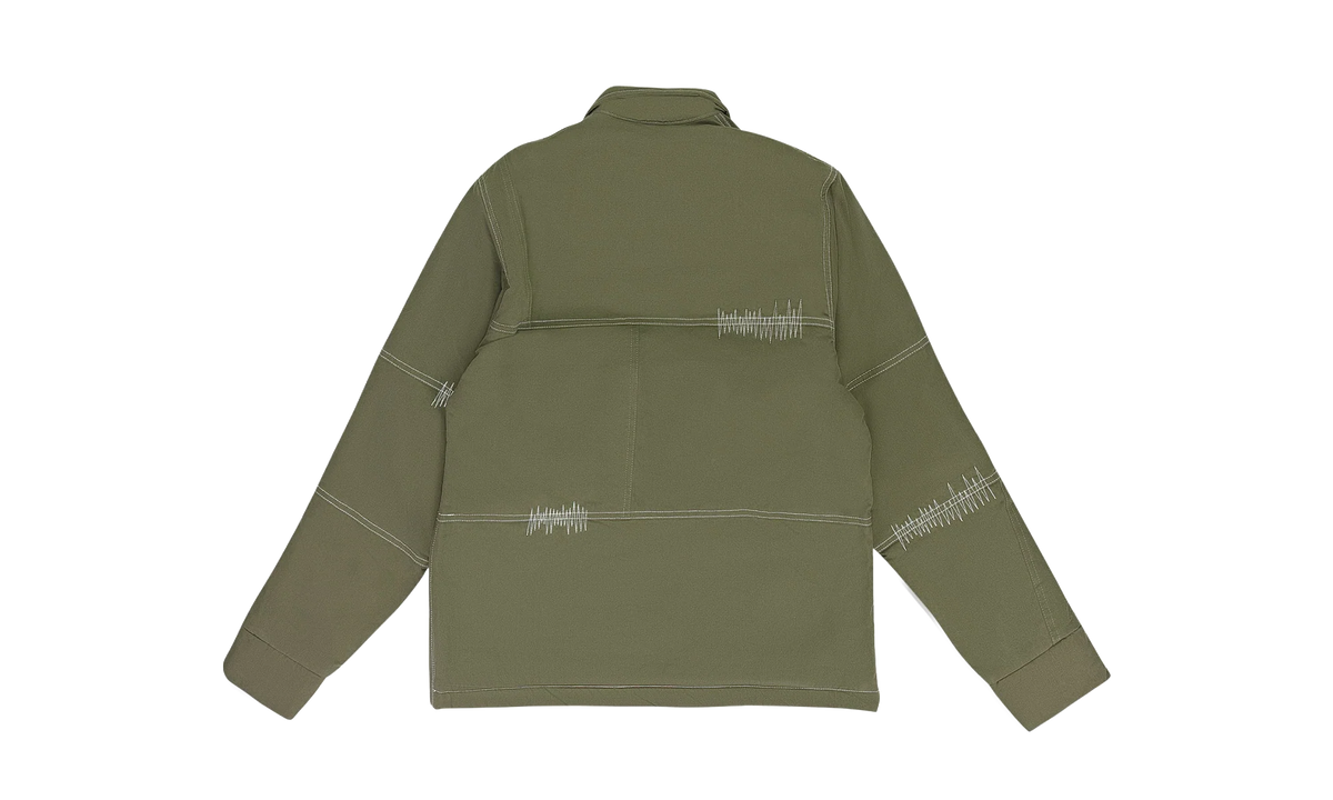 OVERSIZED RUGBY BUTTON-DOWN SHIRT "Green" 1111270011