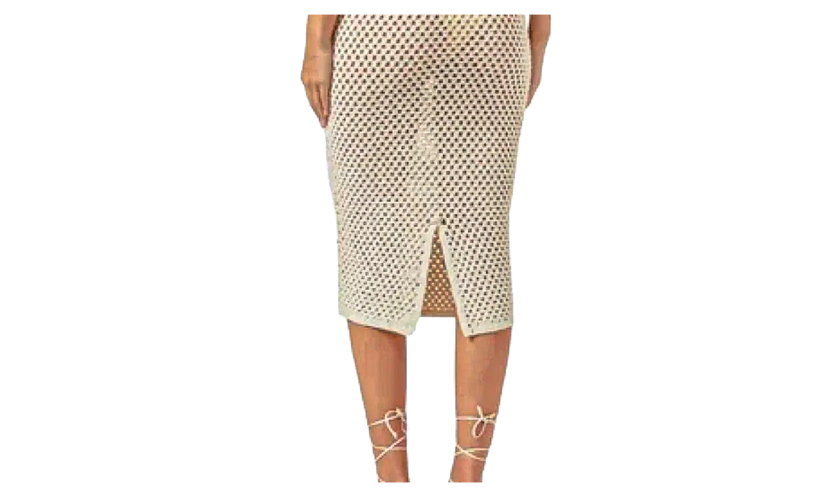 Rhea Midi Skirt "Beige" KITH43