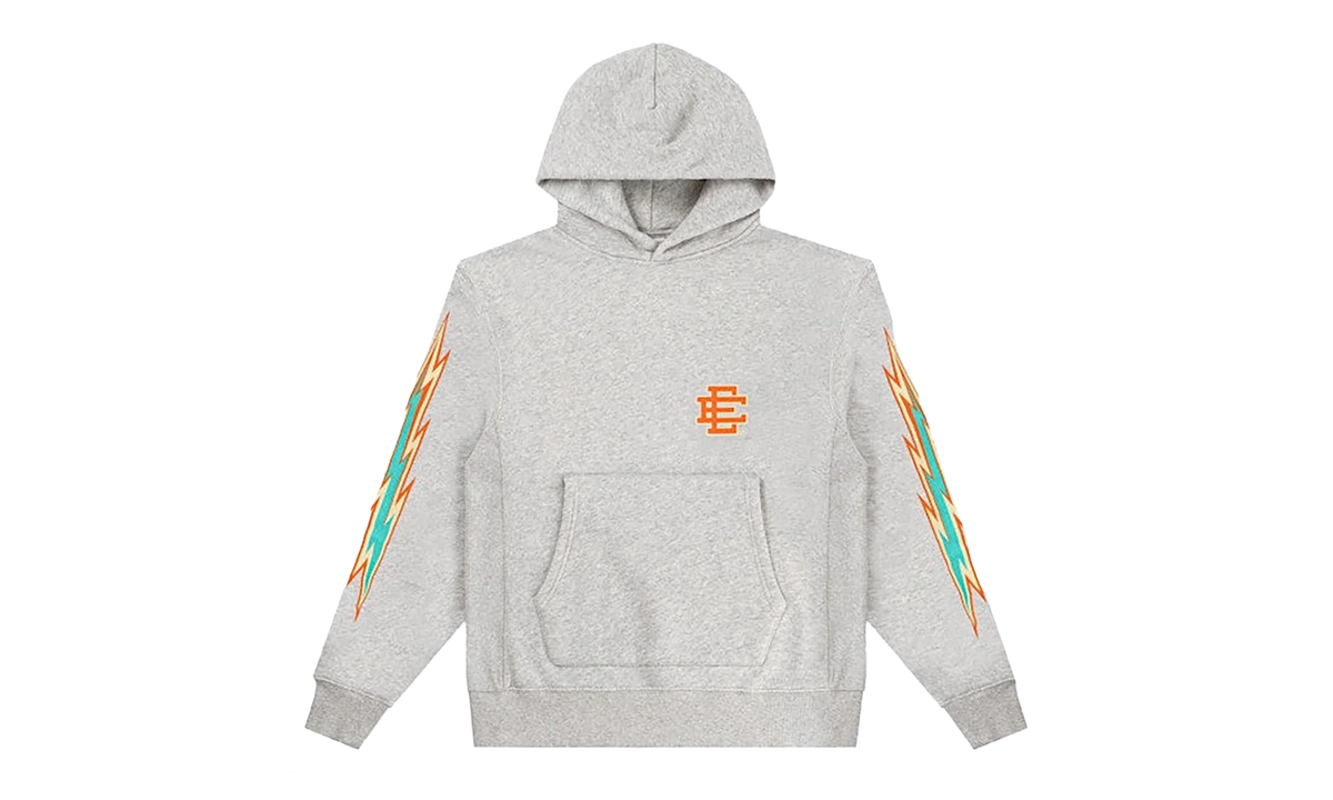 EE BASIC HOODIE "SS24 - Grey/Orange Bolt" EE501