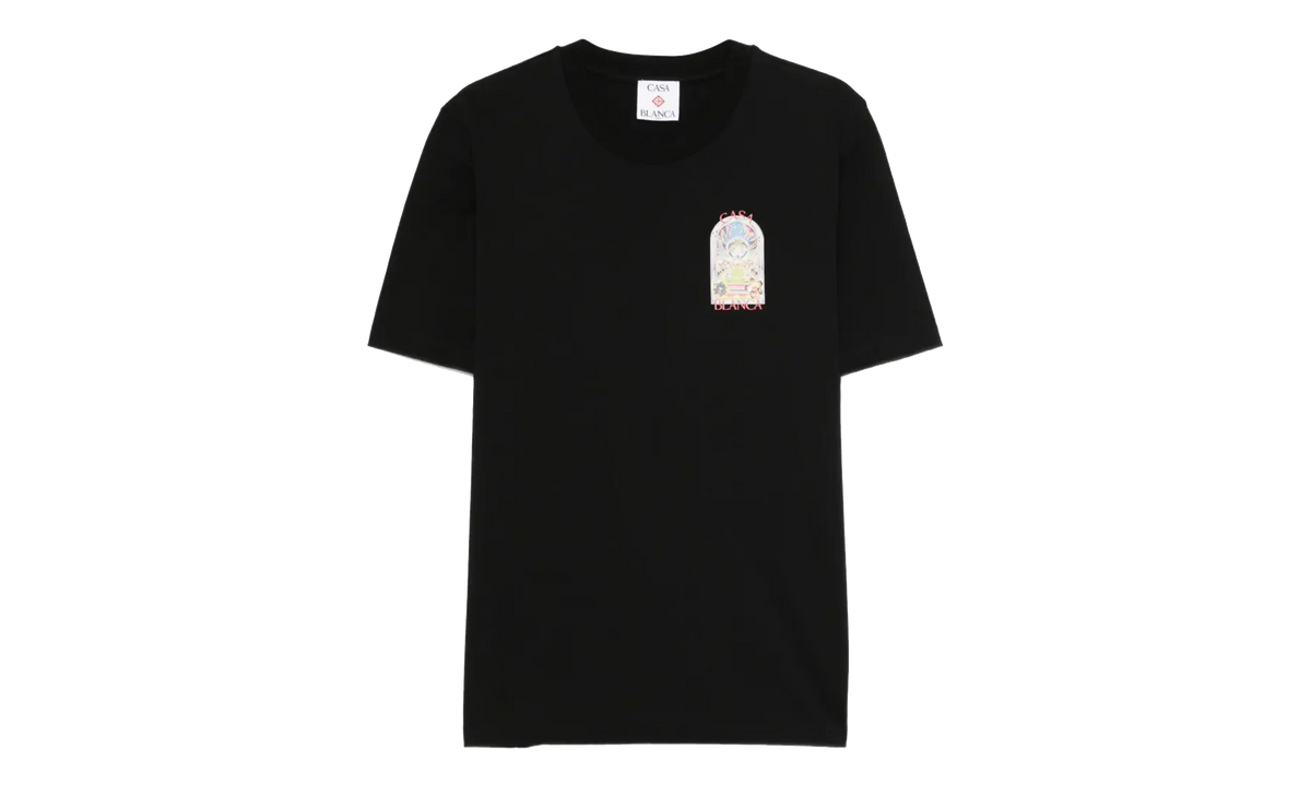 Tennis Landscape T-Shirt "Black" MSS26JTS00109