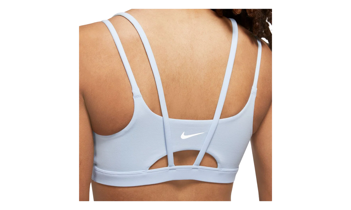 Zenvy Strappy Light-Support Padded Sports Bra WMNS "Blue Tint / White" DO6608 423