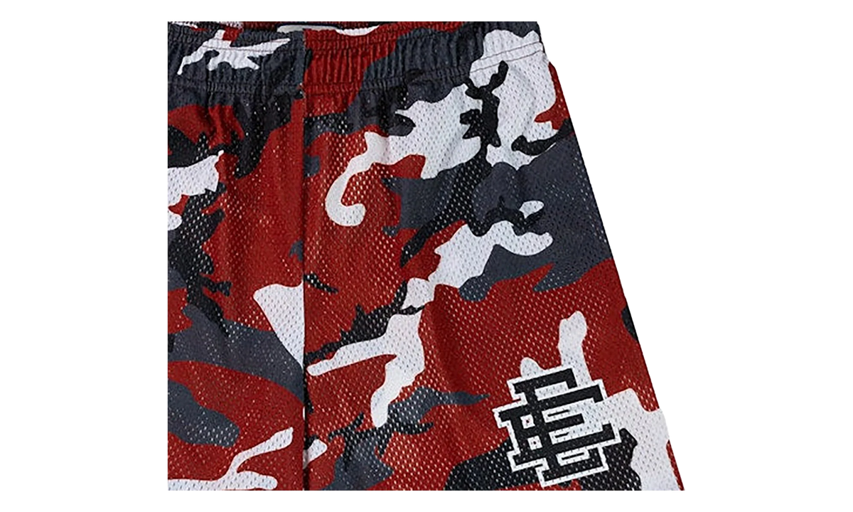 EE BASIC SHORT "SS24 - Maroon/Black Camo" EE719