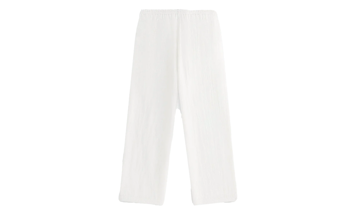 Kavi Sheer Monogram Pants WMNS "White" khw060340 101