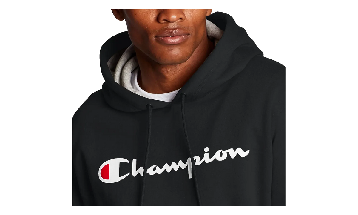 Powerblend Fleece Hoodie Script Logo "Black" GF89H Y06794BKC